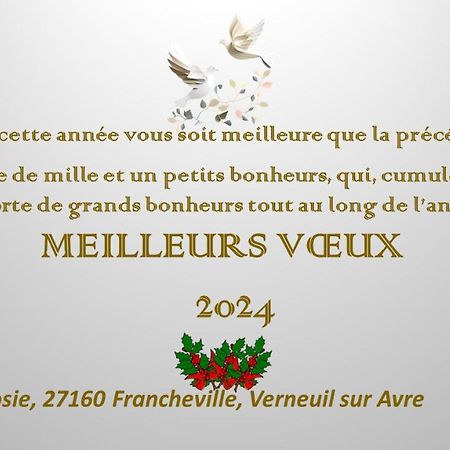 Chez Josie, Gite Independant, Jardin Prive, Calme, Parking Gratuit, Francheville (Eure) Exterior photo