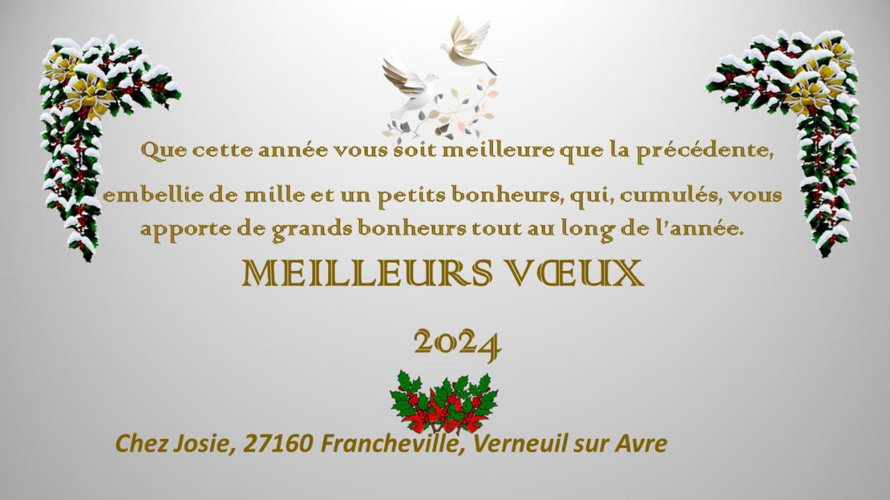 Chez Josie, Gite Independant, Jardin Prive, Calme, Parking Gratuit, Francheville (Eure) Exterior photo
